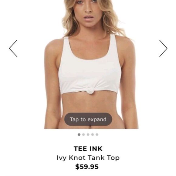 Tee Ink Ivy Knot bikini in Black Sz 4 - Picture 2 of 10